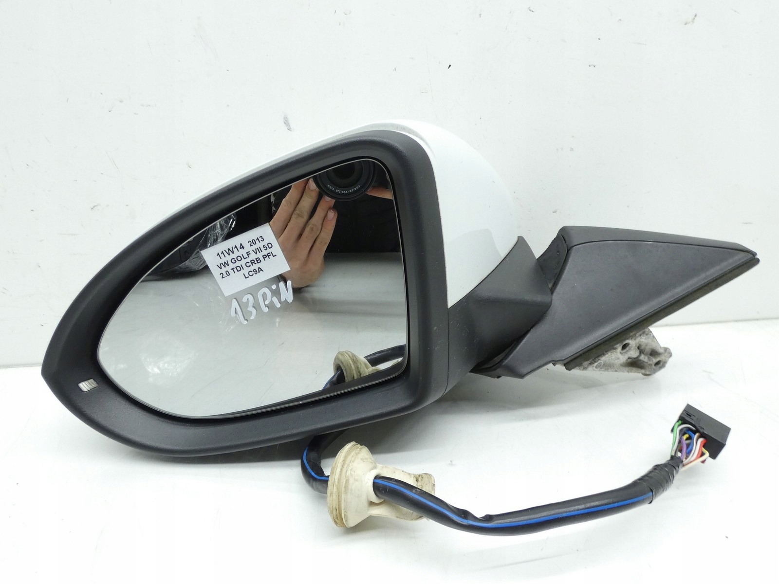 mirror exterior left VW GOLF VII 5D 5 door 13 PIN LC9A