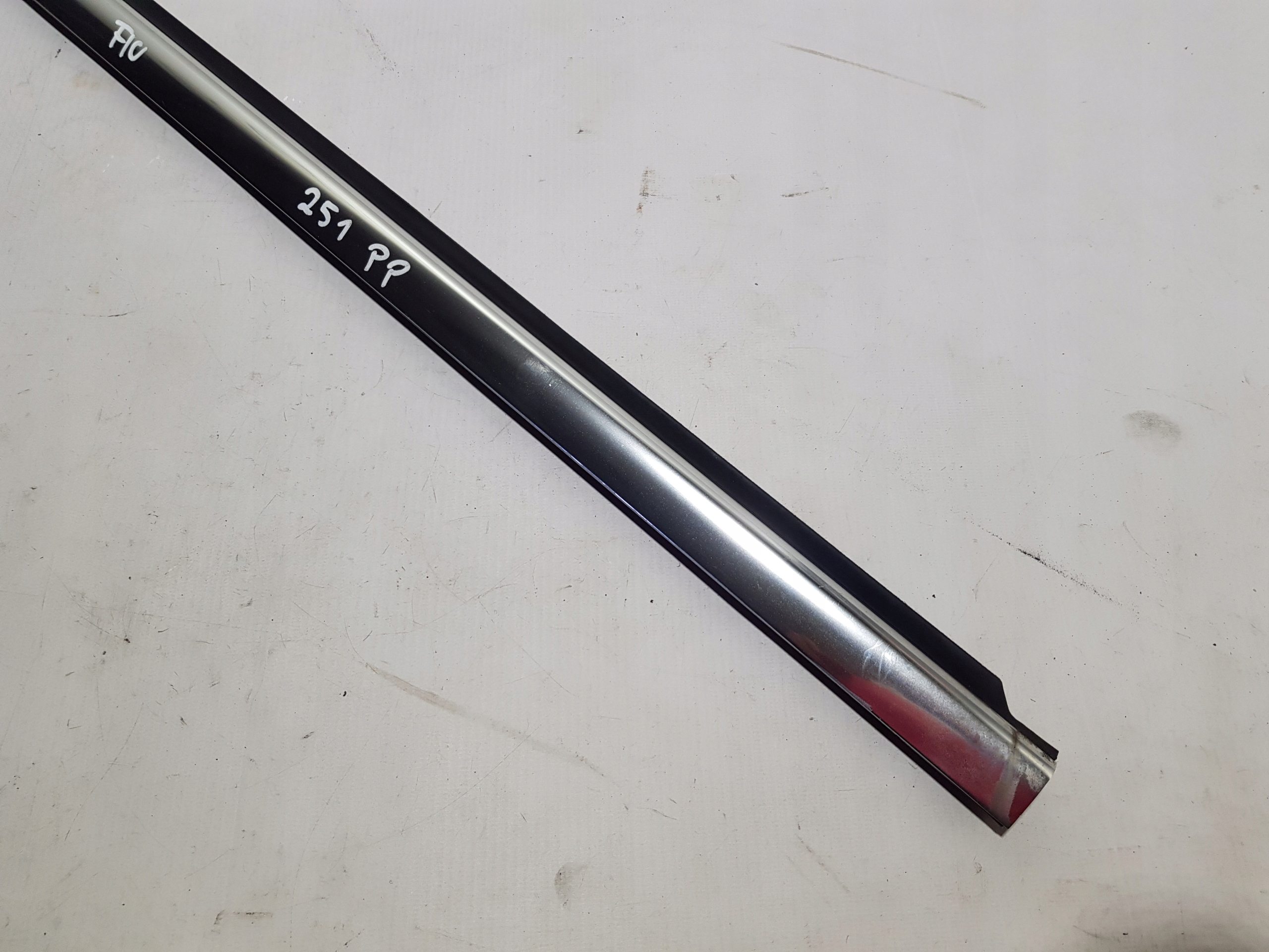moulding door right front dust CHROM MERCEDES W251