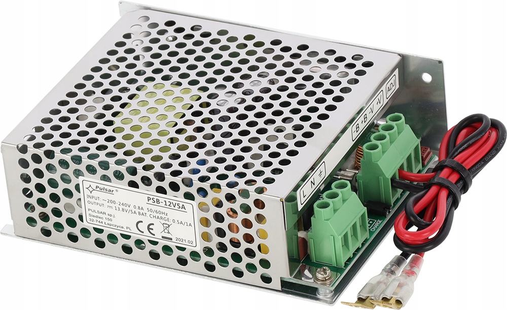 PSB-12V5A – Impulsní vyrovnávací napájecí zdroj 12V 5.5A