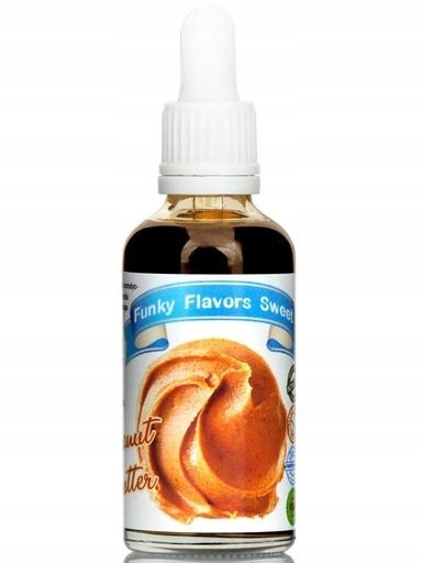 Levně Funky Flavors Aroma arašídový krém Sladké, bez cukru a tuku