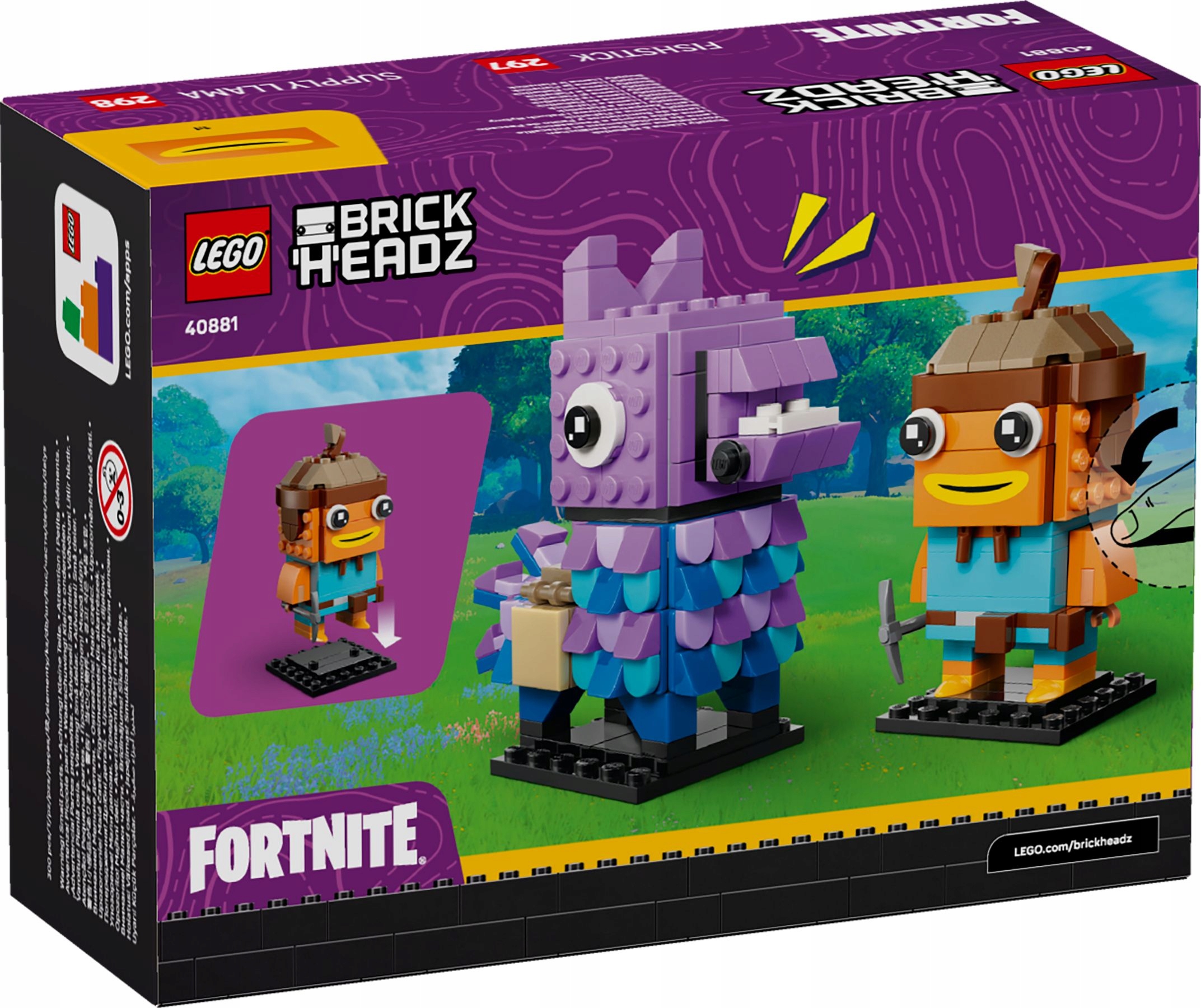 Lego BrickHeadz 40881 Zásobovací lama a Rybí palucha