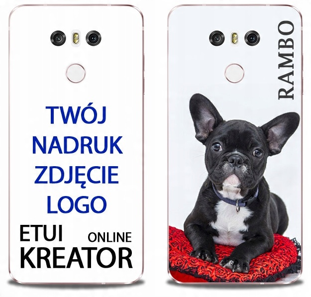 

Etui SIlikon Kreator Nadruk do Lg G6