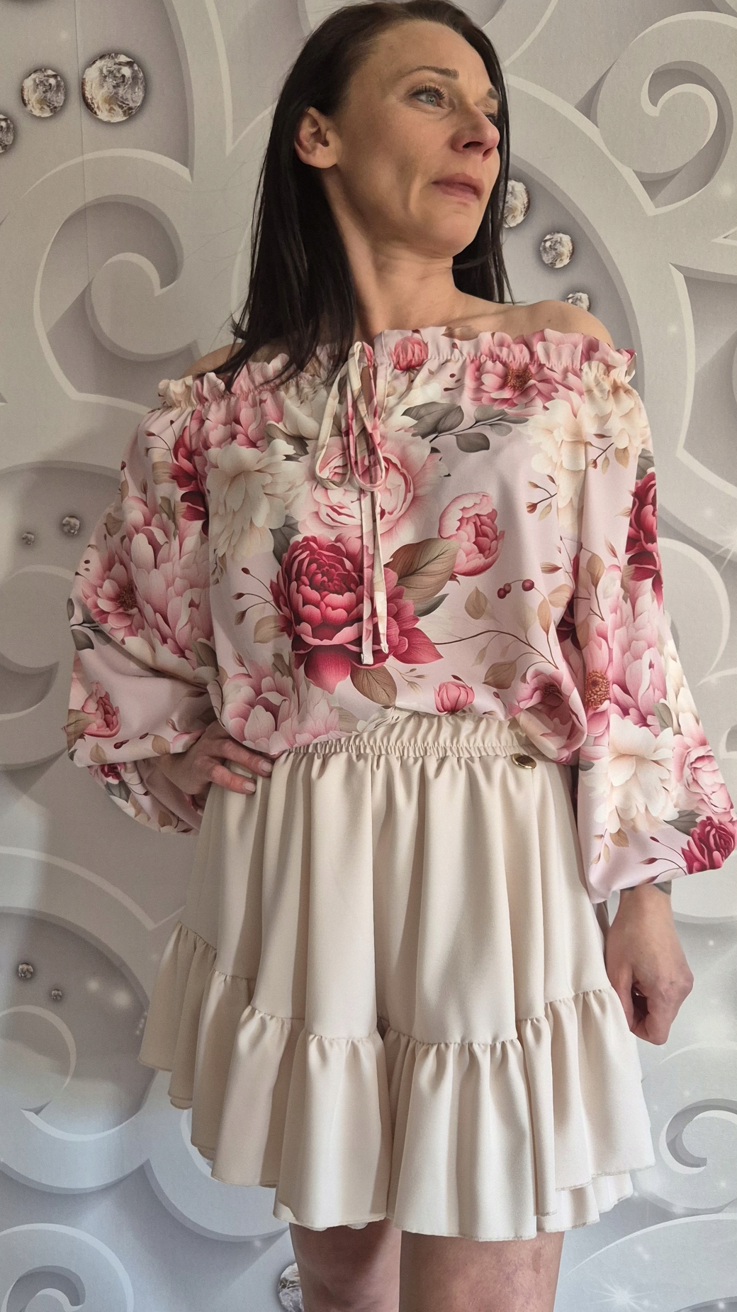 Marbii halenka Španělka bordo vel Uni se hodí pro S Až XL