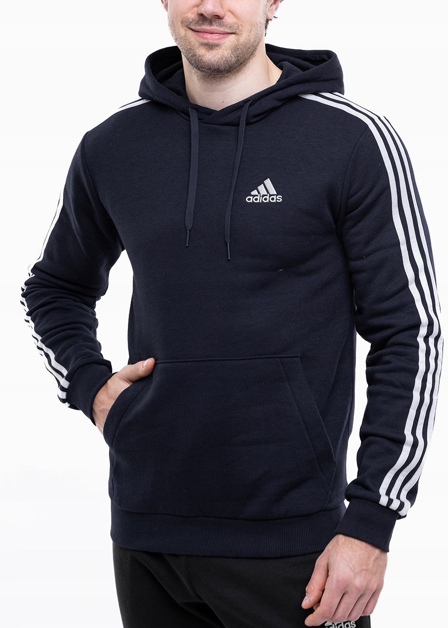adidas pánská mikina s s kapucí a vel. S