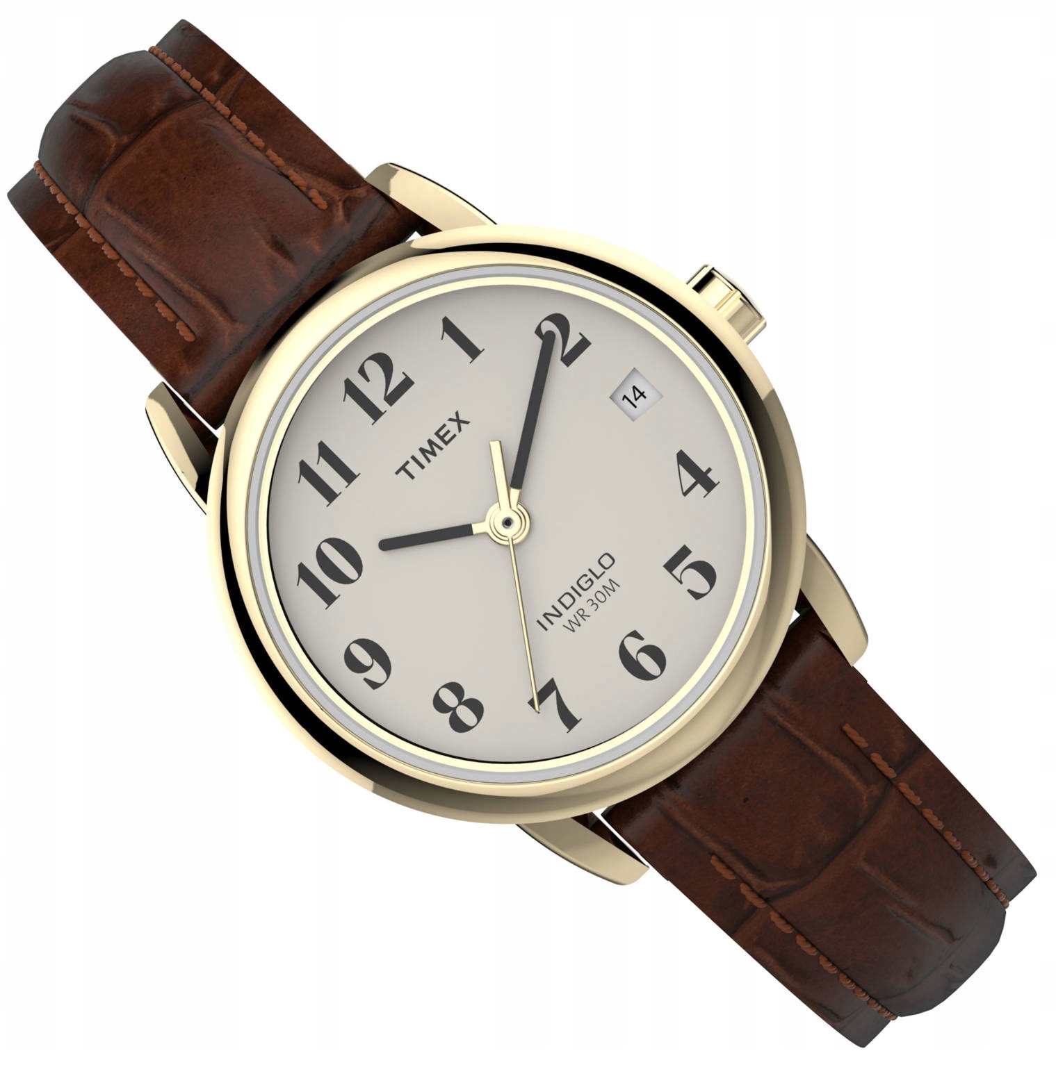 Dámské Klasické Podsvícené Hodinky Timex Easy Reader T20071 Indiglo