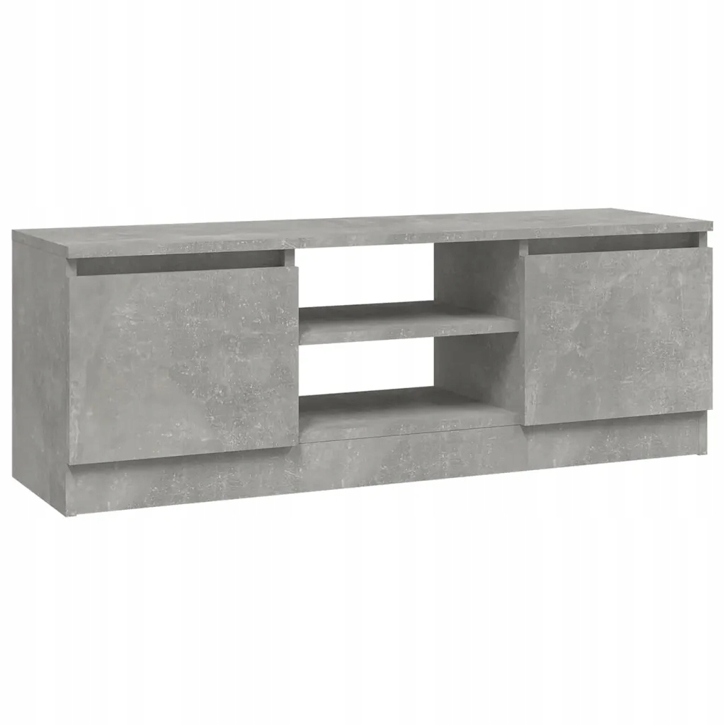 Rtv skříňka z dřevěného materiálu, šedá, betonu, 102 x 30 x 36 cm