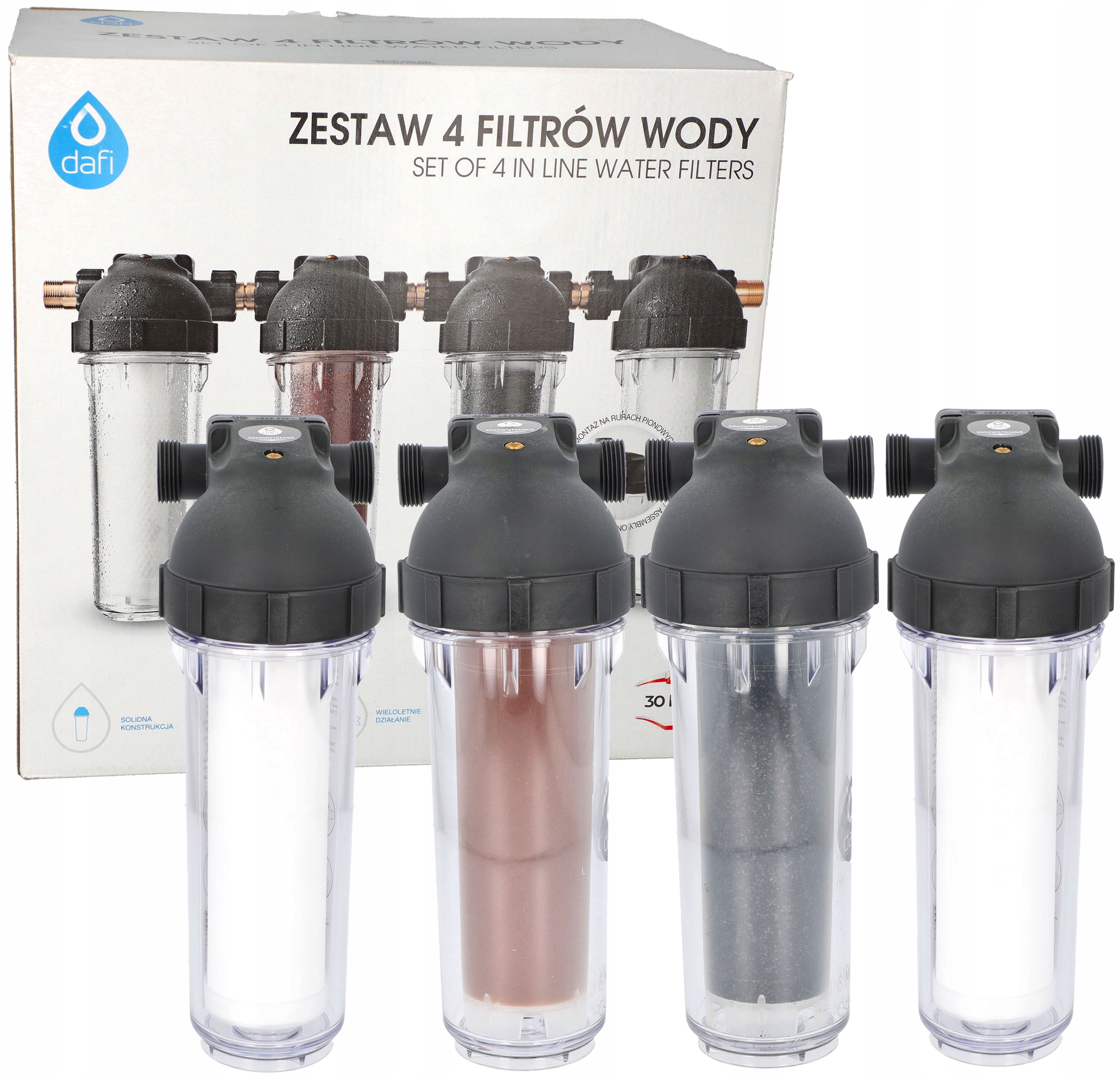 Stacja filtrująca 4 elementowa filtry Eko-dafi