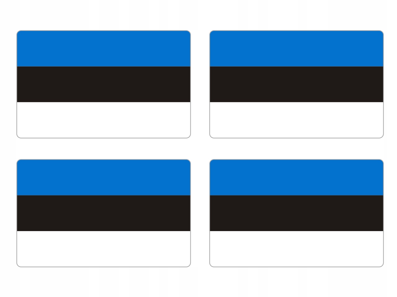 

Naklejki Flaga Estonia na auto moto rower 4szt