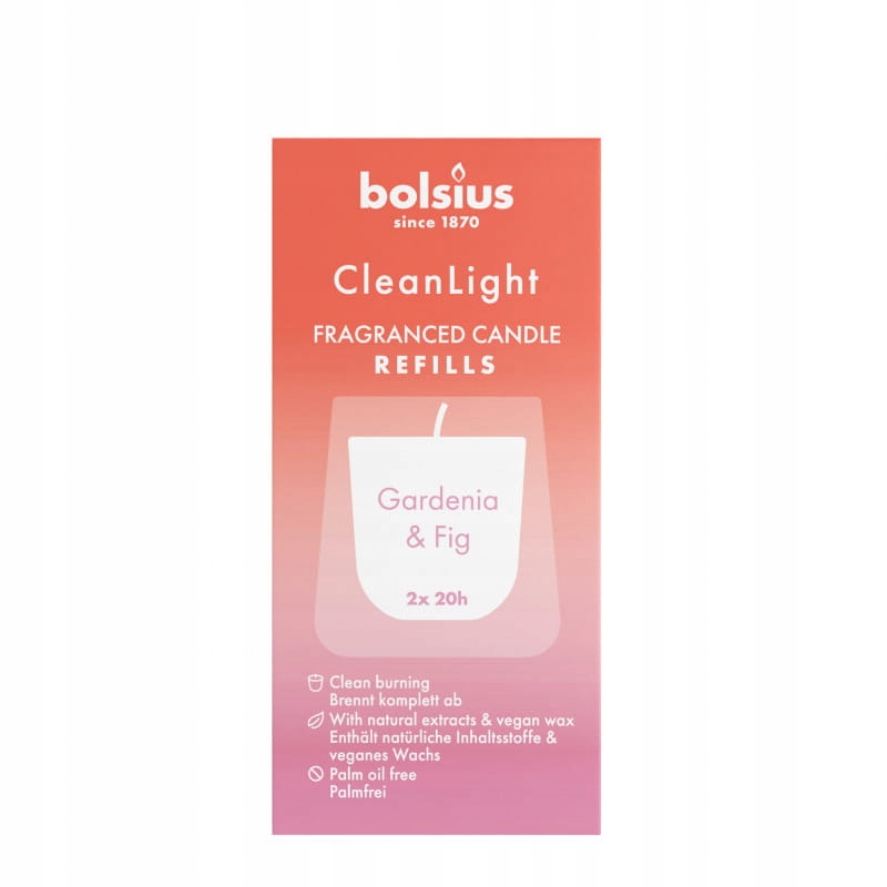 

Bolsius Cleanlight Wkład Gardenia & Figa