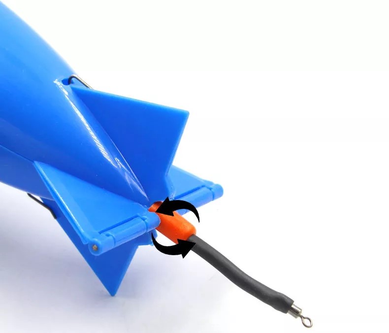 RAKIETA DO NĘCENIA ZANĘTOWA KARPIOWA TYPU SPOMB 15 CM AUTOMAT Model Miracle Fish