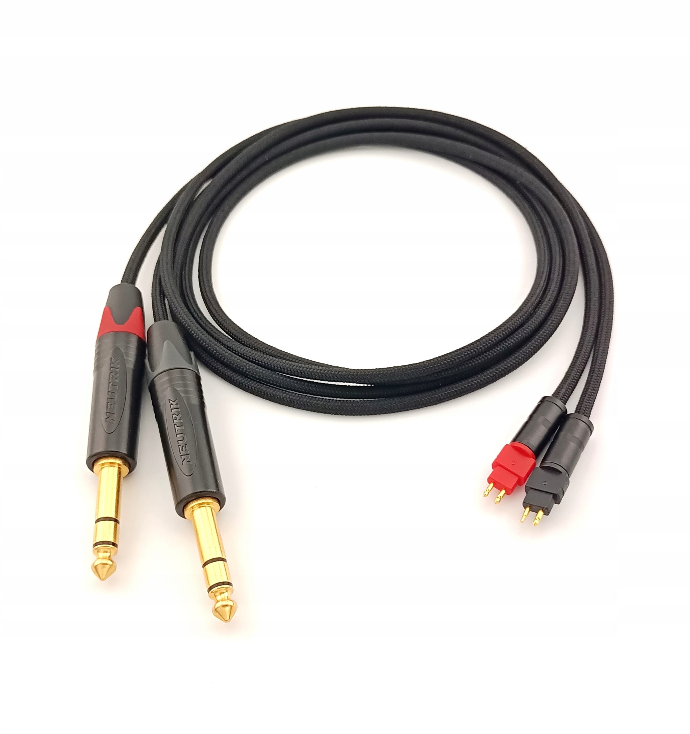 Vyvážené káble pre slúchadlá HD650 2 x Trs ručne vyrobené, 3 m, pár
