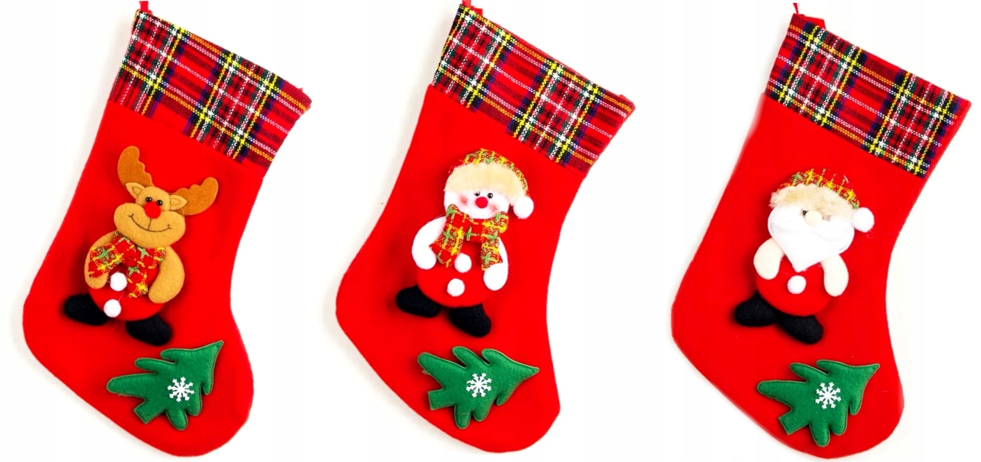 Vianočná Dekoratívna Ponožka Ako Darček 3D