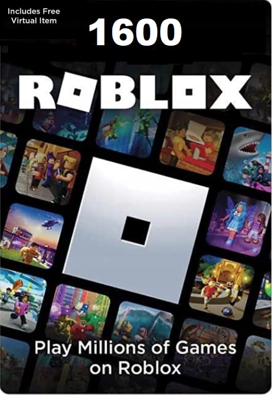 ROBUX ROBLOX KOD PODARUNKOWY GIFTCARD 1600RS 16823814117 - Sklepy ...