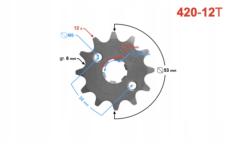 

Zębatka Zdawcza Moretti 12/420