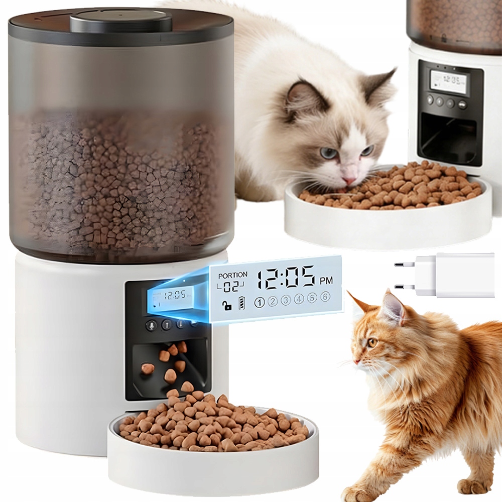 4 L Automatický Podavač Krmiva LCD, Personalizované Programování