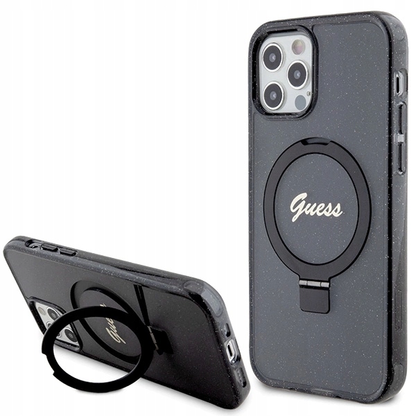 Guess Pokrowiec Hard Case Do Iphone 12 12 Pro Z Do Magsafe Ring Stand