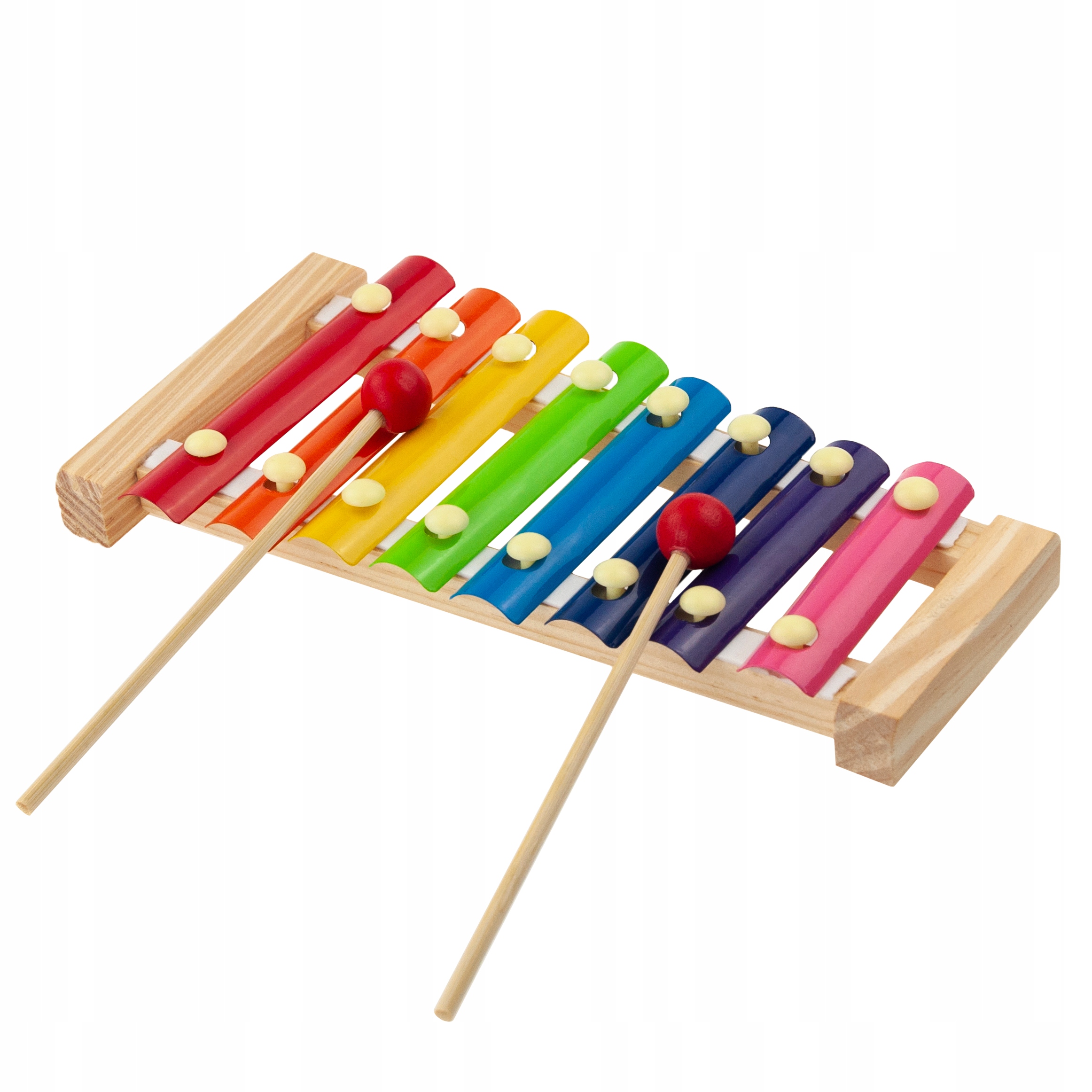 KOLOROWE CYMBAŁKI DREWNIANE DLA DZIECKA EDUKACYJNE Marka Nelino