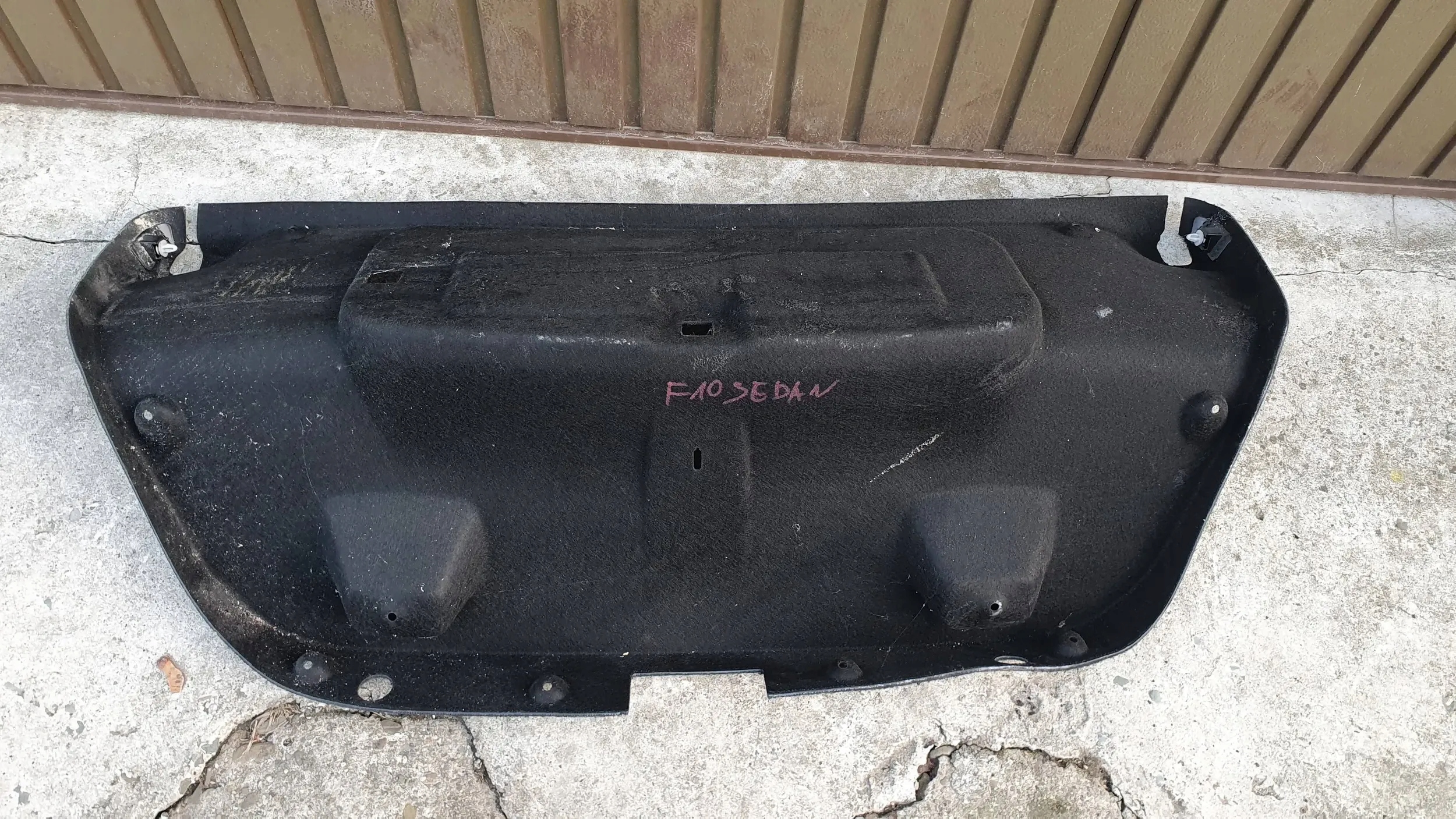 BMW 5 F10 sedan 10- upholstery bonnet boot