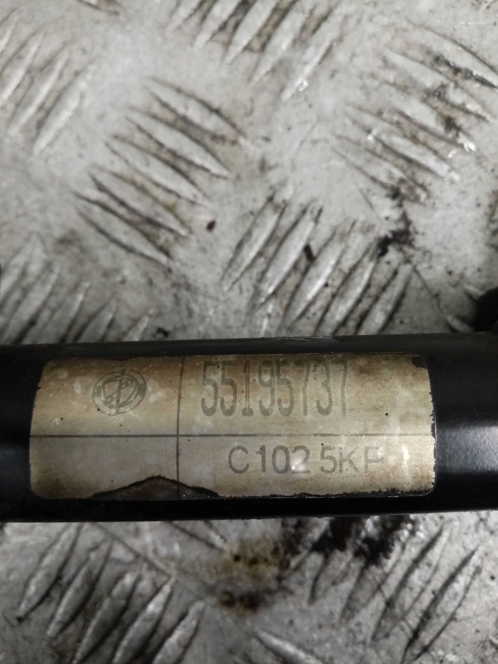 cijev prijenos crijevo vode OPEL ASTRA H 1.9 CDTI 55195737