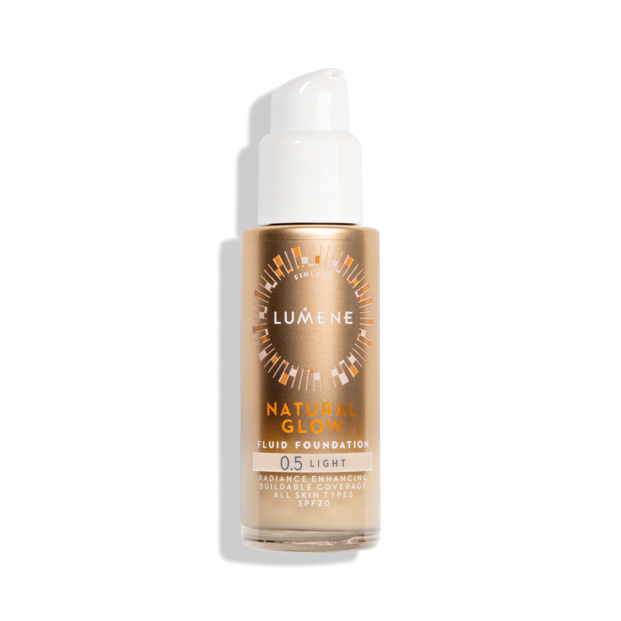LUMENE PODKŁAD NATURAL GLOW ROZŚWIETLAJĄCO-WYGŁADZAJĄCY 0.5 LIGHT SPF20