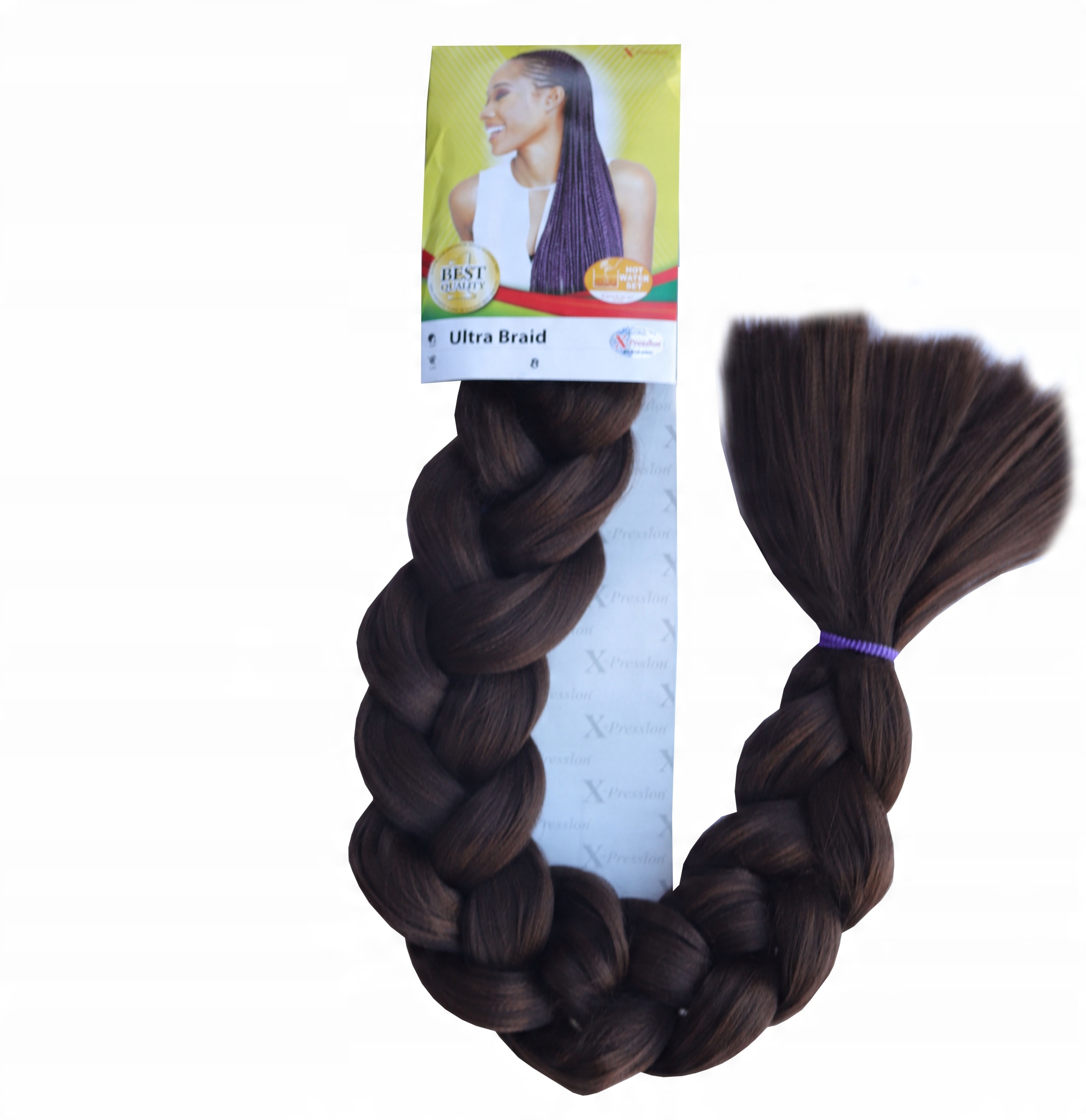 

Włosy syntetyczne X-pression 200cm 165g Brąz 8