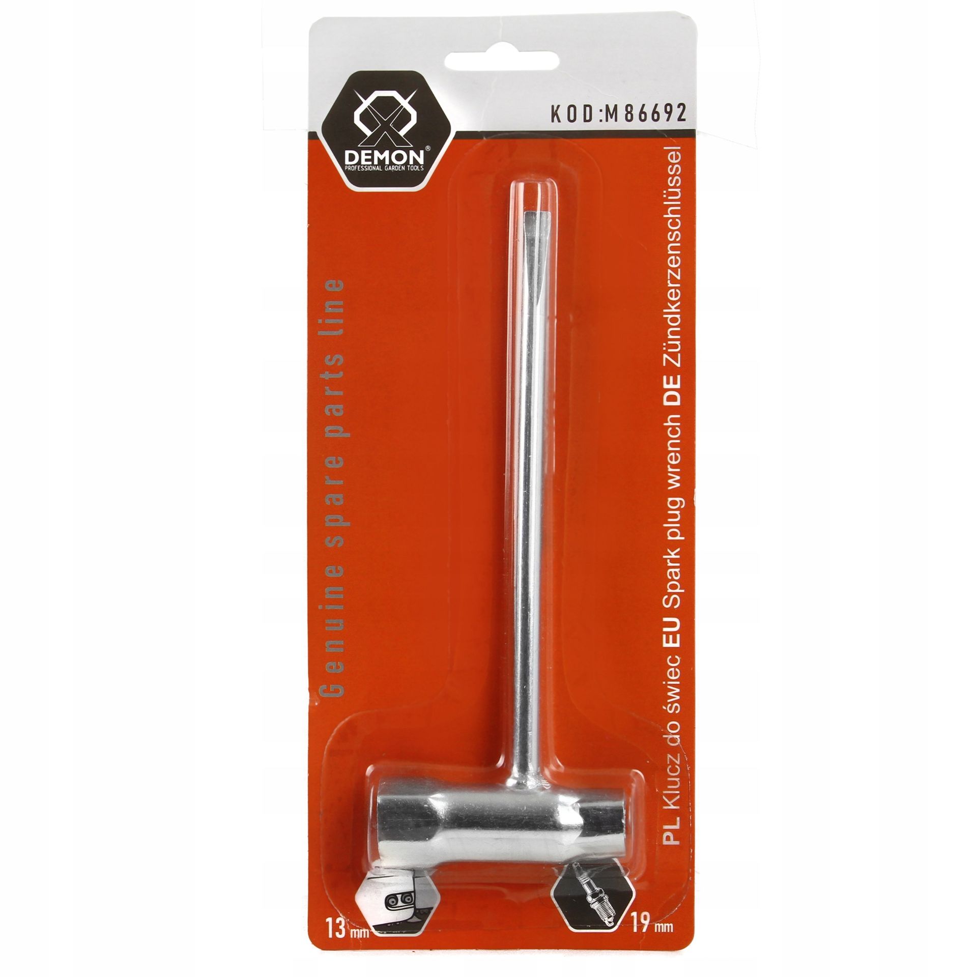 KLUCZ DO ŚWIEC PIŁ KOS PILAREK ŚRUBOKRĘT 13mm 19mm Kod producenta M86692