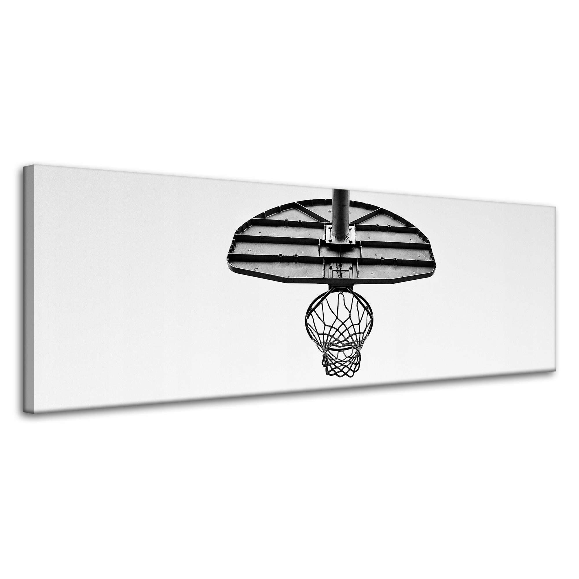 Obraz na plátně Pro Mládež koš Basketbal Sport Černobílý 120x40