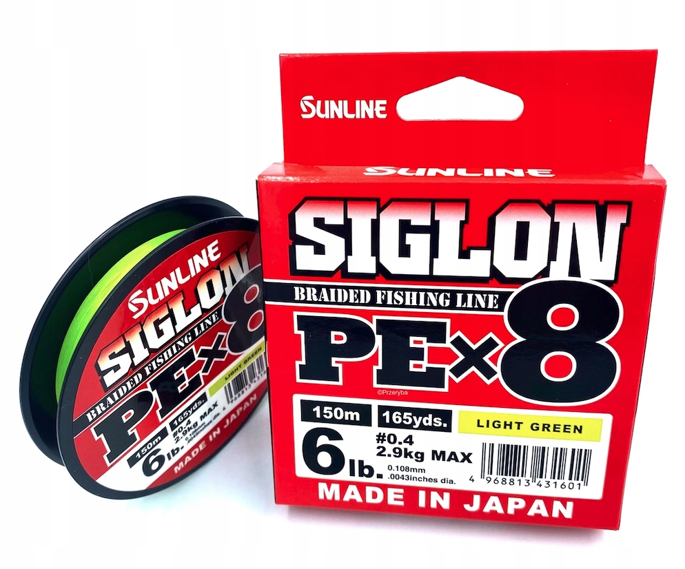 Plecionka Sunline Siglon Pe X8 PE0,4 150m Japan