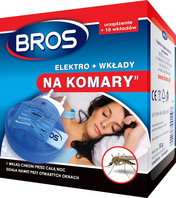 

Bros Elektro Wkłady Na Komary 10szt
