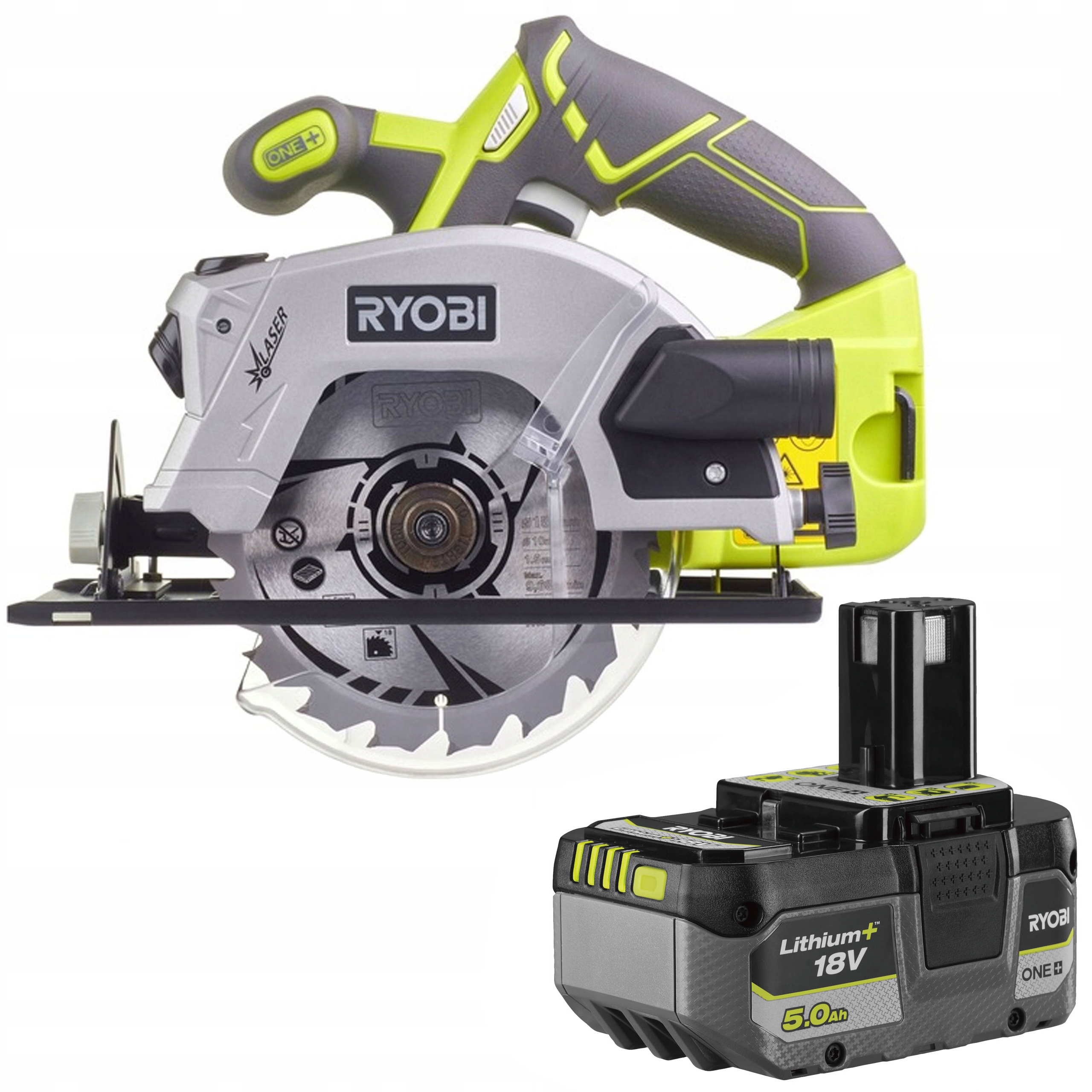 Ryobi Akumulátorová Kotoučová Pila RWSL1801M Kotoučová Pila 18V 5Ah