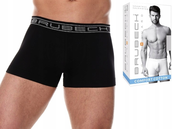 

Bokserki Brubeck Shortbox Bezszwowe Czarny S