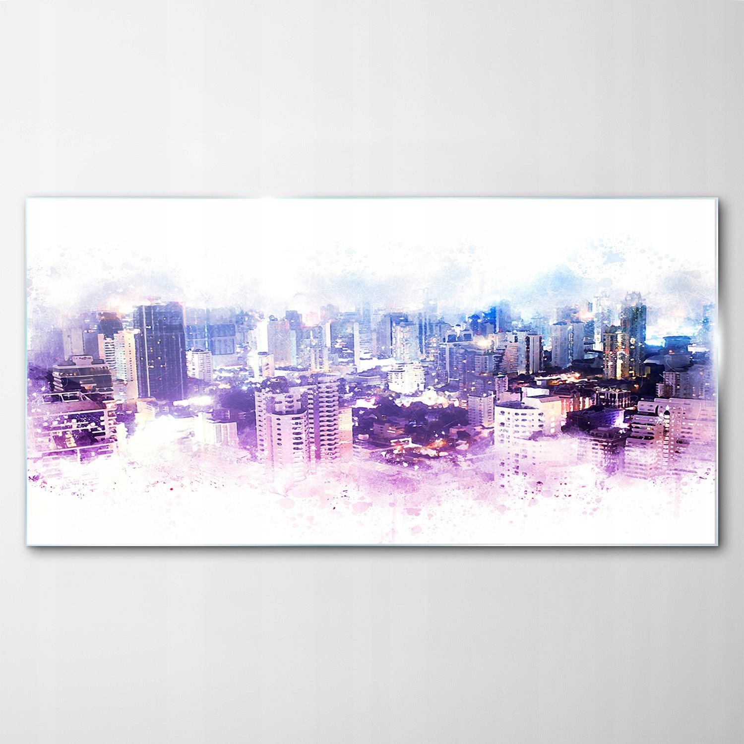 Obraz na skle Dekor Abstrakcia Akvarely 100x50