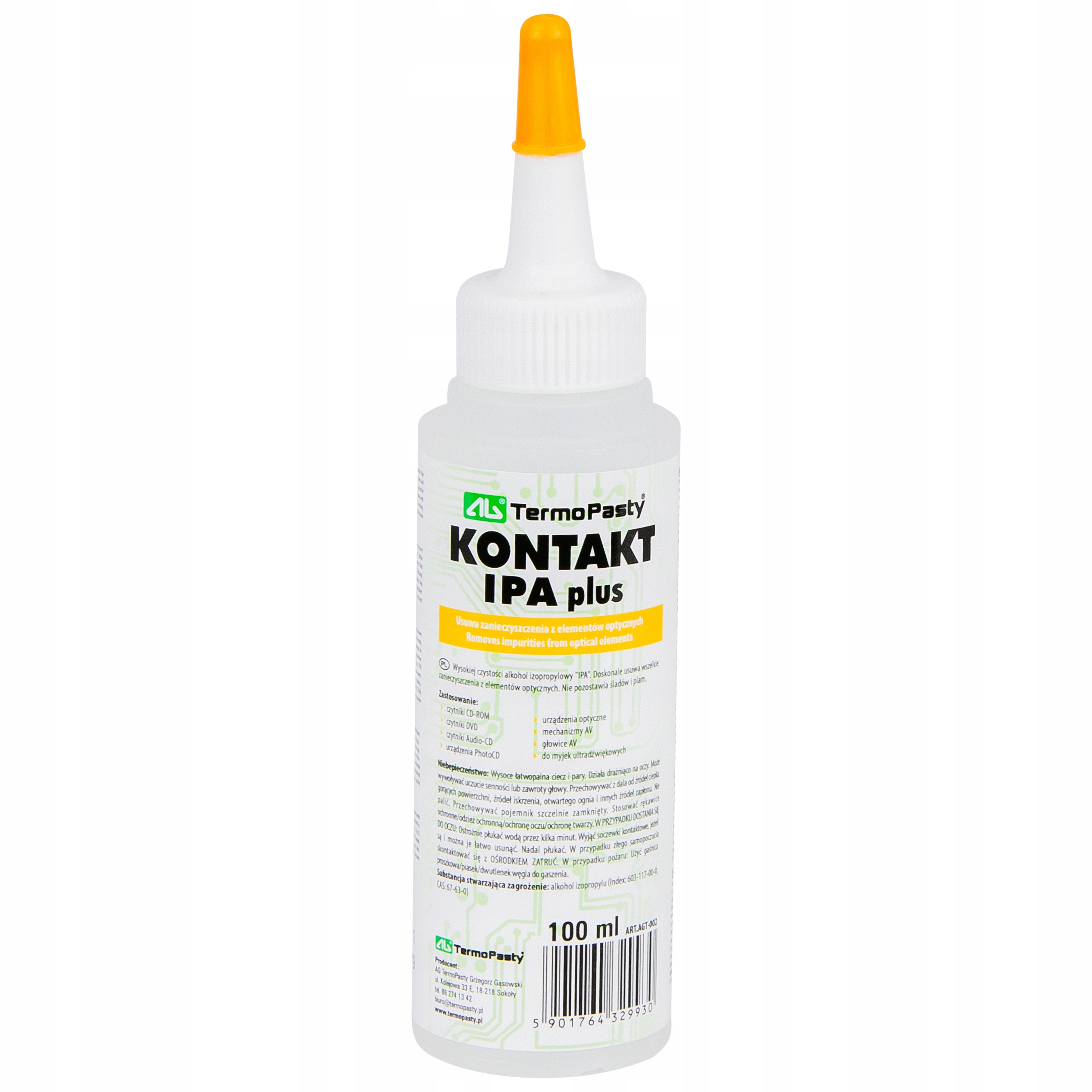 

Alkohol izopropylowy Ag Kontakt Ipa plus 100ml