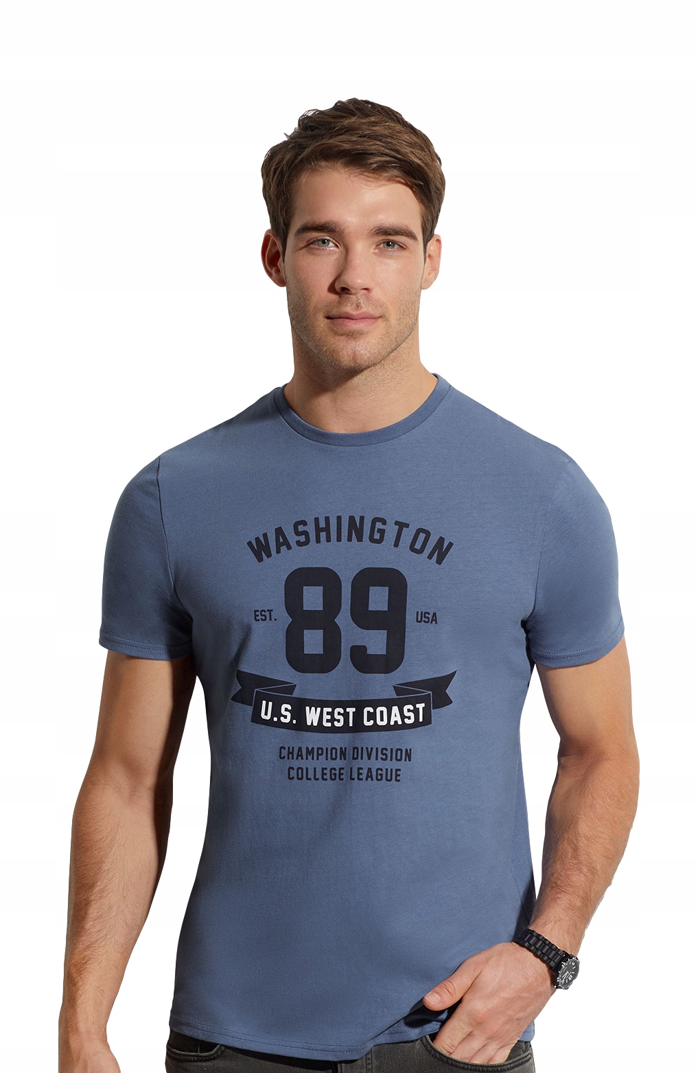 

2PAK Koszulka Tshirt bluzka bawełna Washington *XL