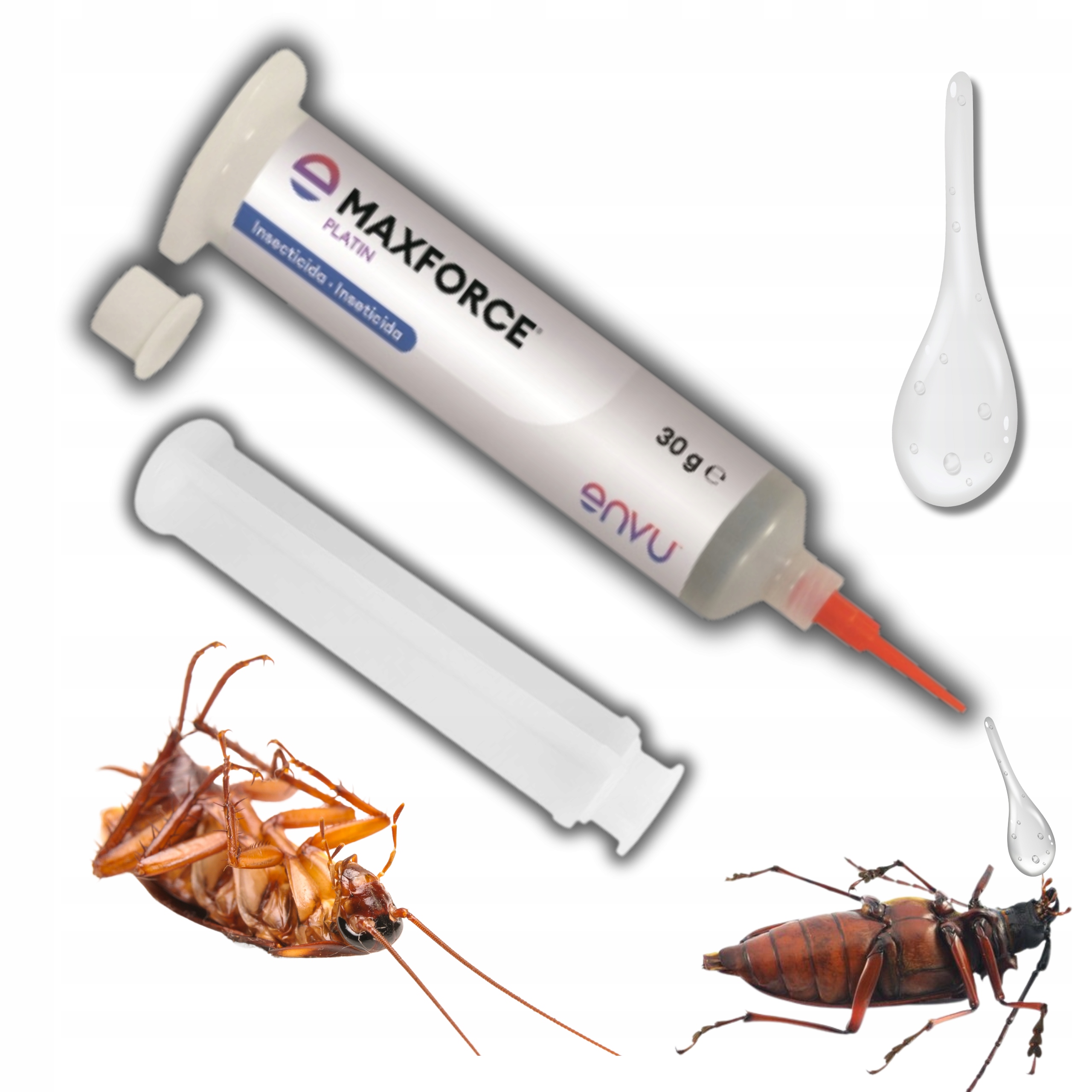 Silny Środek Preparat Na Karaluchy Rybiki Prusaki Srebrzyki Żel Maxforce