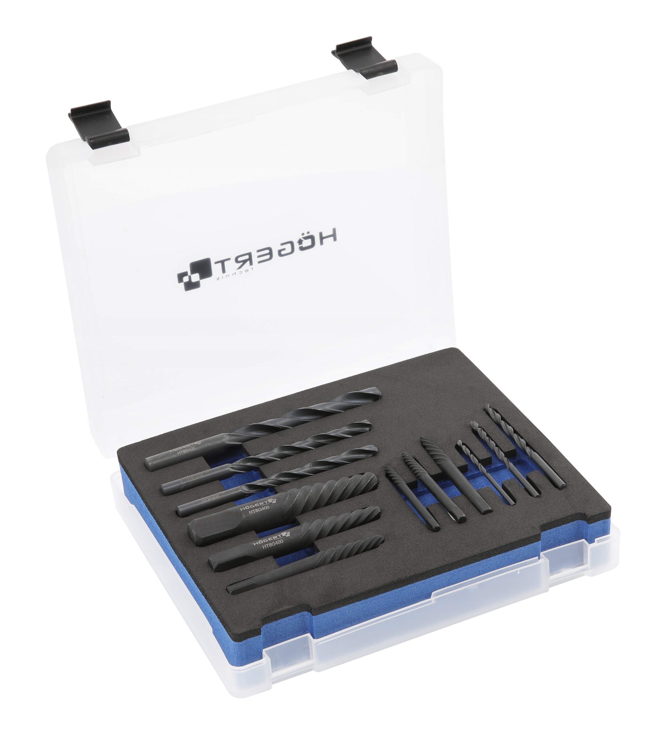 

Wykrętaki Do Urwanych Śrub Z Wiertłami 12EL Hogert