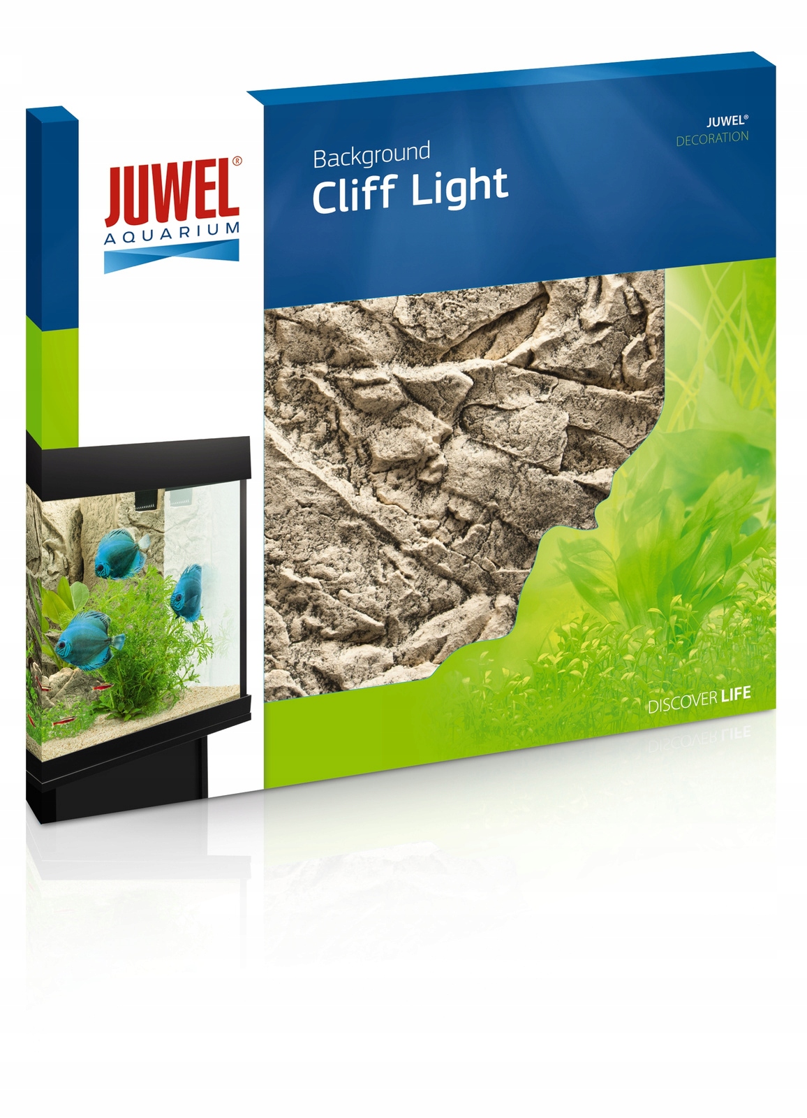 Levně Dekorativní pozadí Cliff Light (světlé) pro akvárium