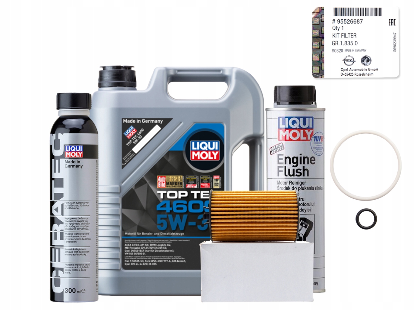 95526687 - OE ФІЛЬТР OPEL INSIGNIA B 1.6 МАСЛО ПРОМИВКА CERATEC