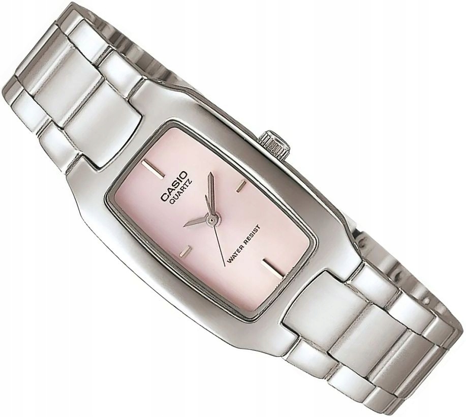 Elegantní Dámské Hodinky Casio LTP-1165PA -4CEF, Obdélníkové, Růžové Krabička