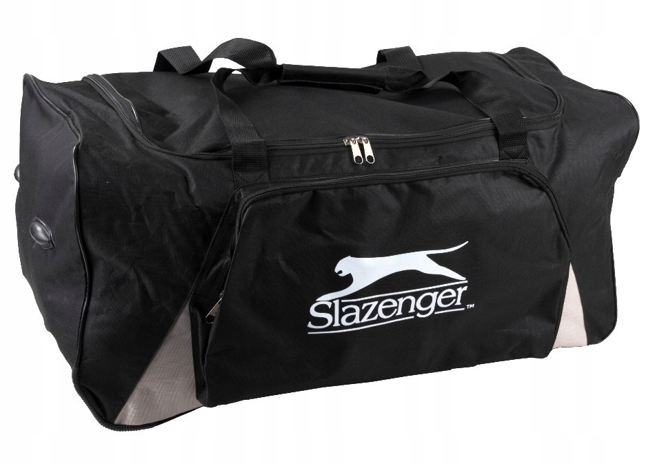 Slazenger Torba sportowa podróżna Duża z kółkami 65x34x35 cm Czarna