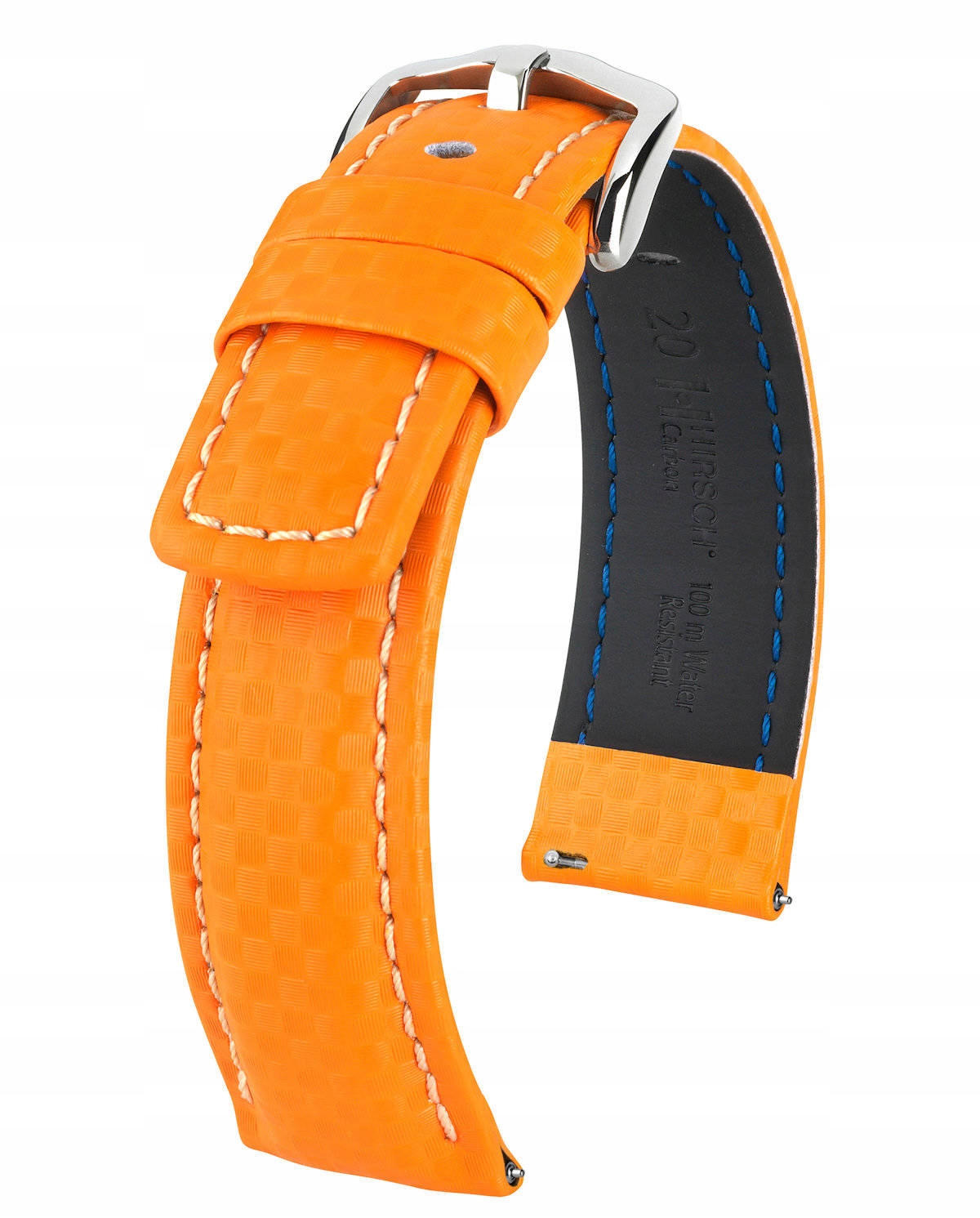 Kožený WR100 Pásek Hirsch Carbon 20 mm 02592076