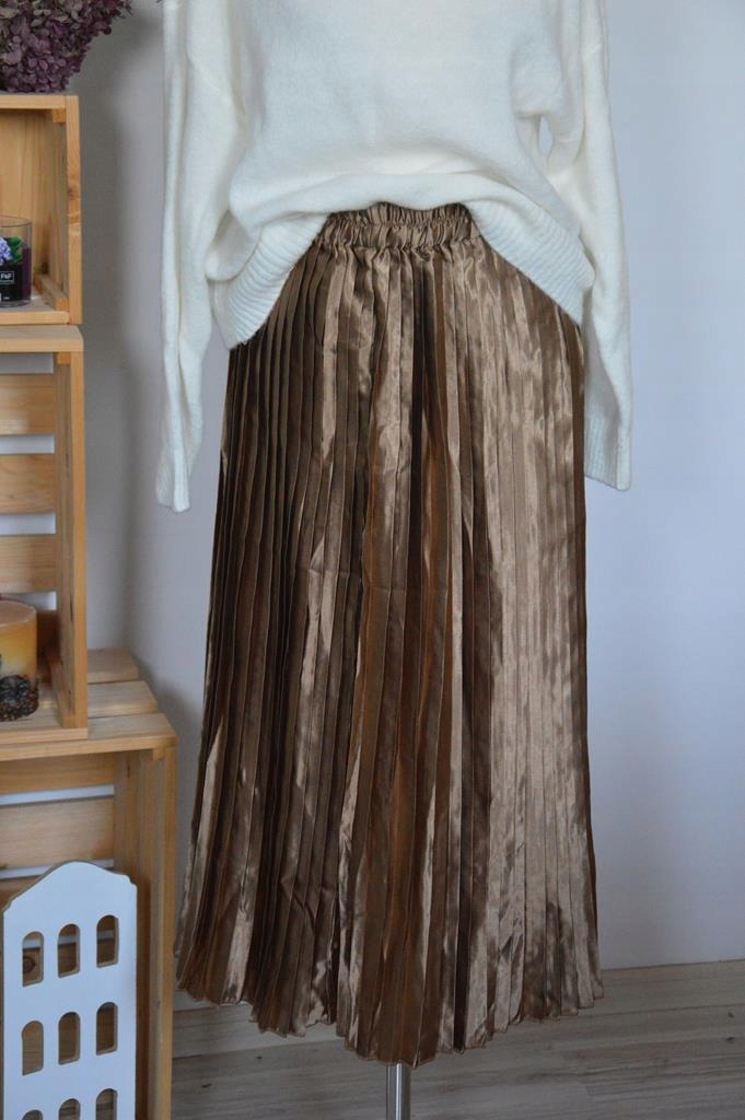 SPÓDNICZKA PLISOWANA ELEGANCKA S Marka Lindex