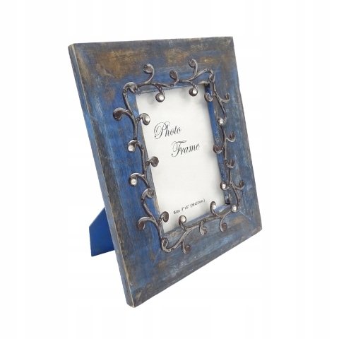 

Ramka na zdjęcia drewniana Blue format 18x13cm