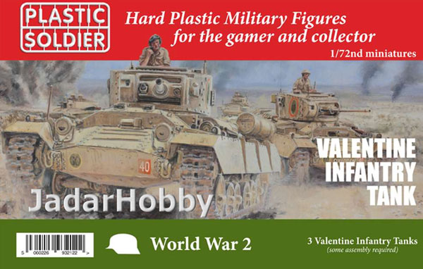 Plastic Soldier 1/72 WW2V20028 Valentine
