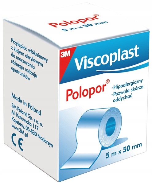 

Plaster Viscoplast Polopor 5m x 50 mm x 1