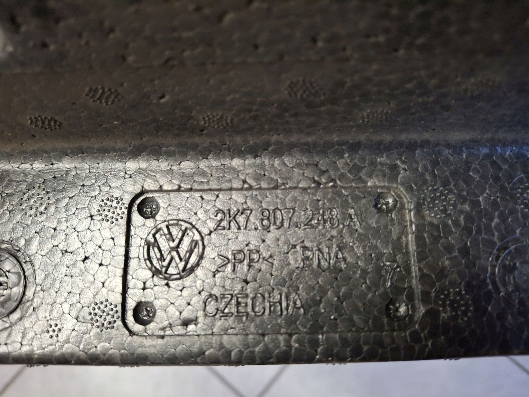 PIANKA ABSORBER Paraurti Anteriore VW CADDY IV 2020R->
