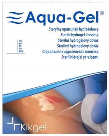 

Opatrunek hydrożelowy Aqua-gel 5,5x11cm oparzenia