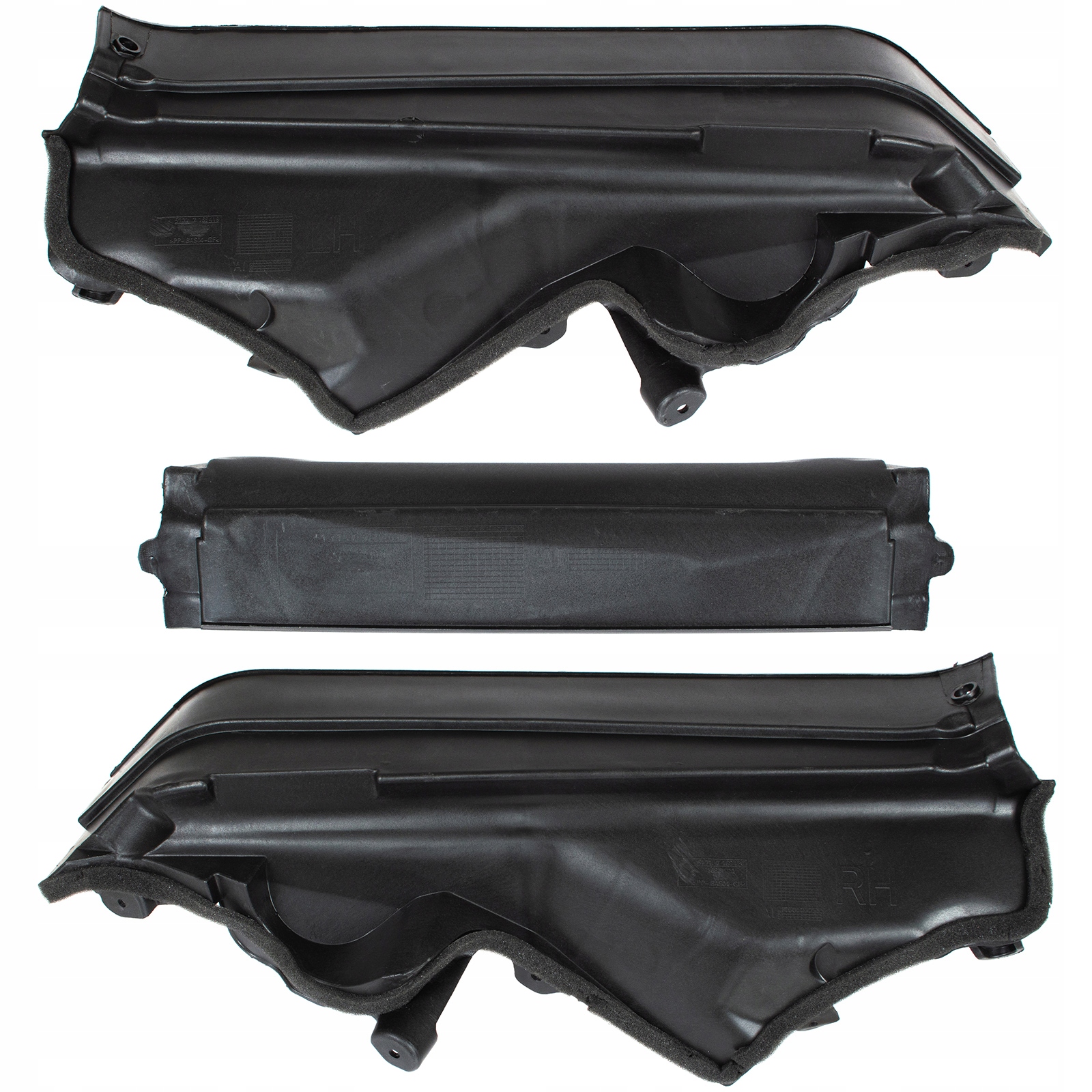 3x Kryt pod čelní sklo, stěna pro Bmw X5 X6 E70 E71 E72