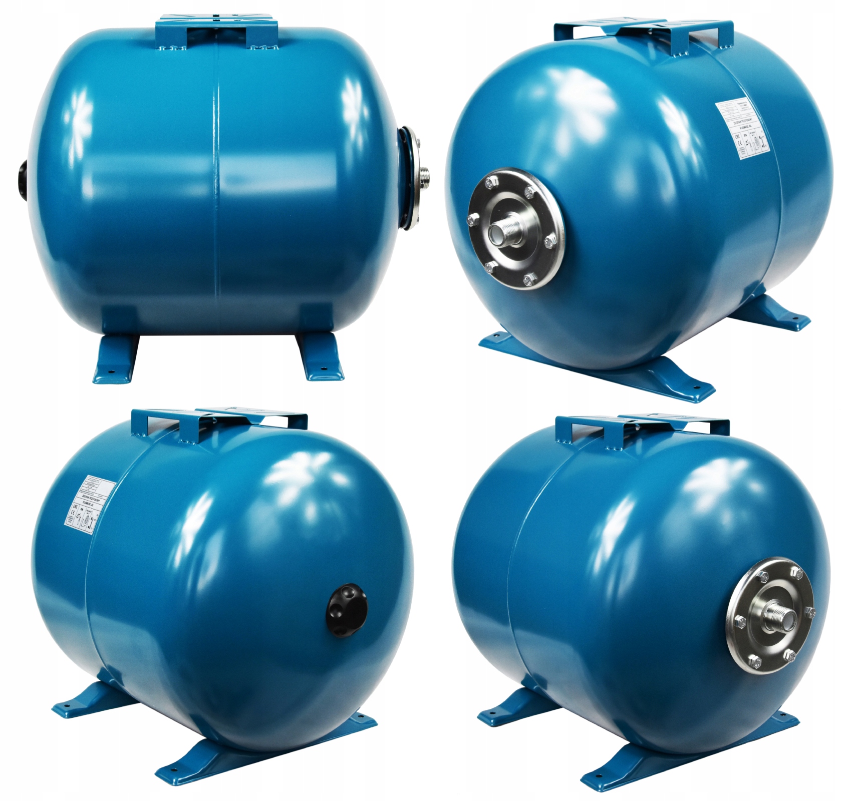 Zbiornik Przeponowy 80L Hydroforowy Hydrofor Stal Węglowa Do Pompy Wody