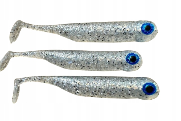 Great Fish Gumy Ripper GF1 49mm 1g Fish Scent White Pearl 10szt.